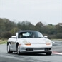 driving silver boxster